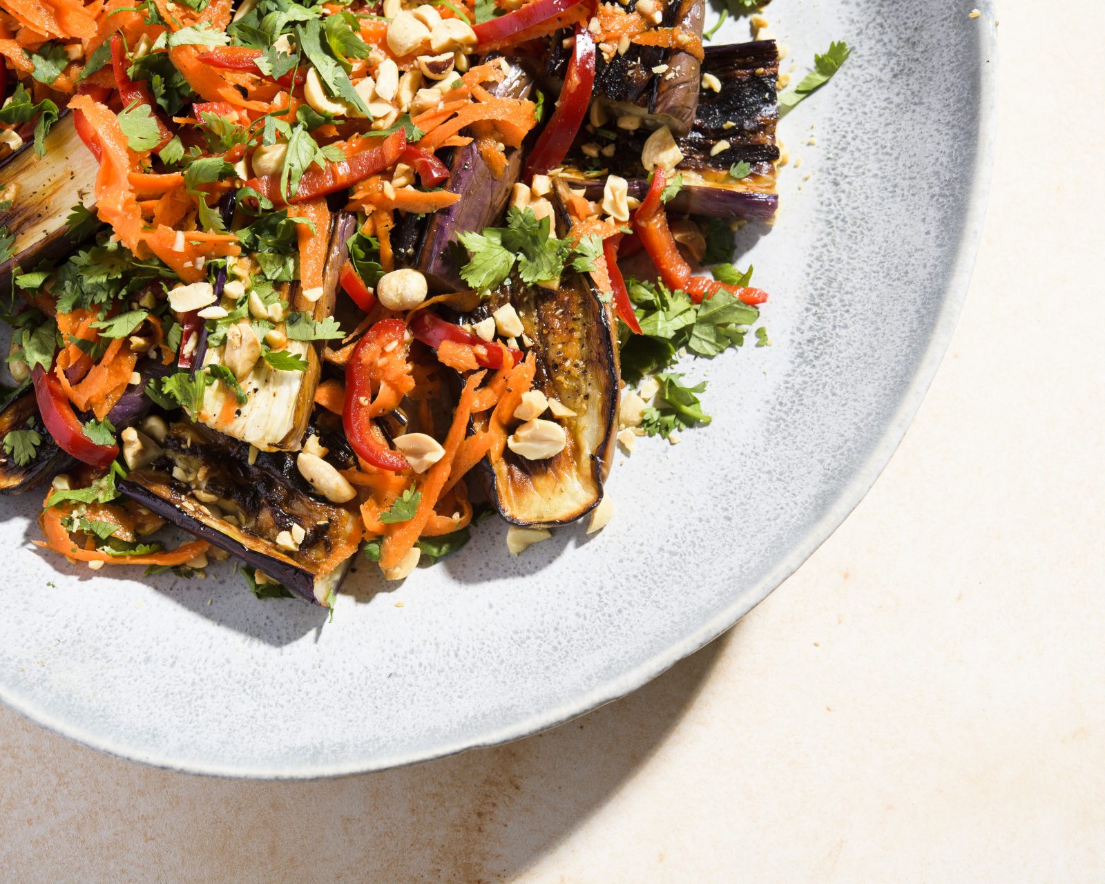 Vietnamese style broiled eggplant