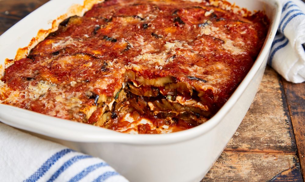 No Fry Eggplant Parm