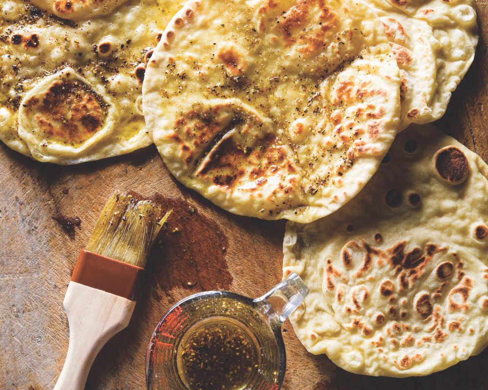 Yogurt oliveoil flatbread