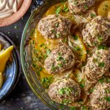 Baked Kefta Tahini