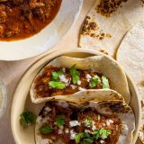 Beef Chile Colorado Tacos