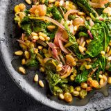 Braised Swiss Chard Raisins Pine Nuts