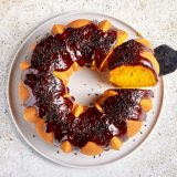 Brazilian Chocolate Glazed Carrot Cake