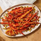 Butter Roasted Carrots Zaatar Pomegranate Molasses