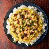 Cantonese Shrimp Omelet Rice