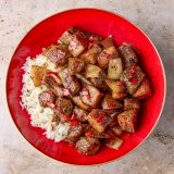 Cantonese Stir Fried Black Pepper Beef Potatoes