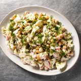 Cauliflower Chickpea Salad Lemon Dill Dressing