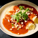 Cheese Enchiladas Salsa Roja