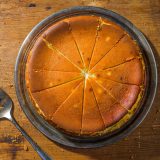 Chevre Cheesecake Black Pepper Crust