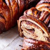 Chocolate Tahini Babka