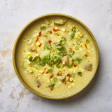 Corn Chowder Miso Scallions