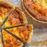 Deep Dish Quiche Mushrooms Bacon Gruyere