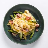 Fettuccine Asparagus Lemon Prosciutto