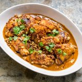 Georgian Chicken Walnut Cilantro Sauce