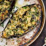 Grilled Eggplant Sesame Herbs