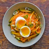 Korean Spicy Chilled Noodles Bibim Guksu