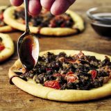 Lebanese Flatbreads Spiced Beef Tahini Tomatoes
