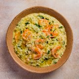 Lemon Shrimp Risotto Fresh Basil