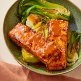 Maple Miso Glazed Broiled Tofu
