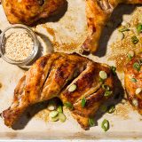 Miso Garlic Slashed Chicken