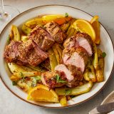 Pan Roasted Pork Tenderloin Fennel Coriander Orange