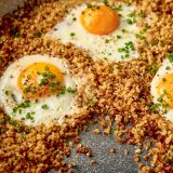 Parmesan Panko Fried Eggs