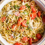 Pasta Pistachios Tomatoes Mint FB