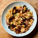 Pasta Shellfish Tomatoes