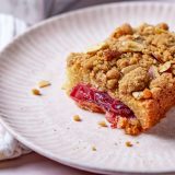 Plum Cake Spiced Almond Crumble