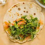 Prosciutto Arugula Ricotta Piadine Filling