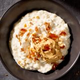 Rice Pudding Caramel Cream Almond Praline