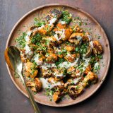 Roasted Cauliflower with Tahini and Lemon
