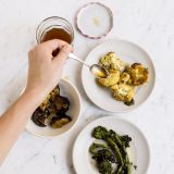 Roasted Cauliflower with Curry and Mint