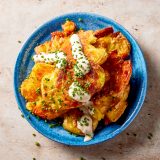Salt Vinegar Smashed Potatoes