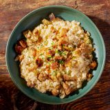 Sausage Risotto Herbed Breadcrumbs