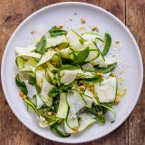 Shaved Zucchini Herb Salad Parmesan