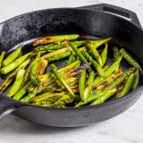 Skillet Charred Asparagus Lemon Tarragon