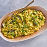 Spaghetti Squash Lemon Cream Herbs