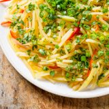 Spicy Sour Julienned Potato Salad Sichuan Pepper