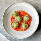 Spinach Ricotta Dumplings Tomato Sauce