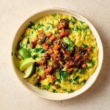 Sri Lankan Spinach Coconut Dal Tomato Tarka
