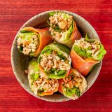 Thai Salad Rolls Green Chili Dipping Sauce