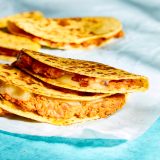 Toasted Tacos Adobo Beans Cheese