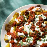 Turkish Eggplant Peppers Tomatoes Garlicky Yogurt Milk Street