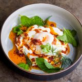 Turkish Poached Eggs Garlicky Yogurt