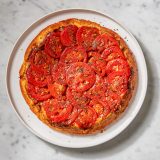 Upside Down Tomato Tart Parmesan Pastry