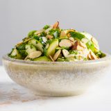 Zucchini Salad Lemon Herbs Ricotta
