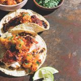 Chili citrus marinated fish tacos