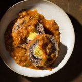Cuban style egg stuffed meatloaf pulpeta v