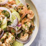 Drunken shrimp tequila camarones borrachos v